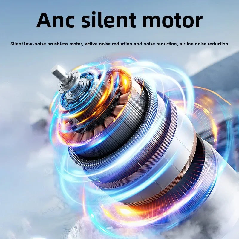 Zensonic FrostBreeze Pro: High-Speed Handheld Cooling Fan with Ice Compress – Instant Refreshment, Anywhere You Go!